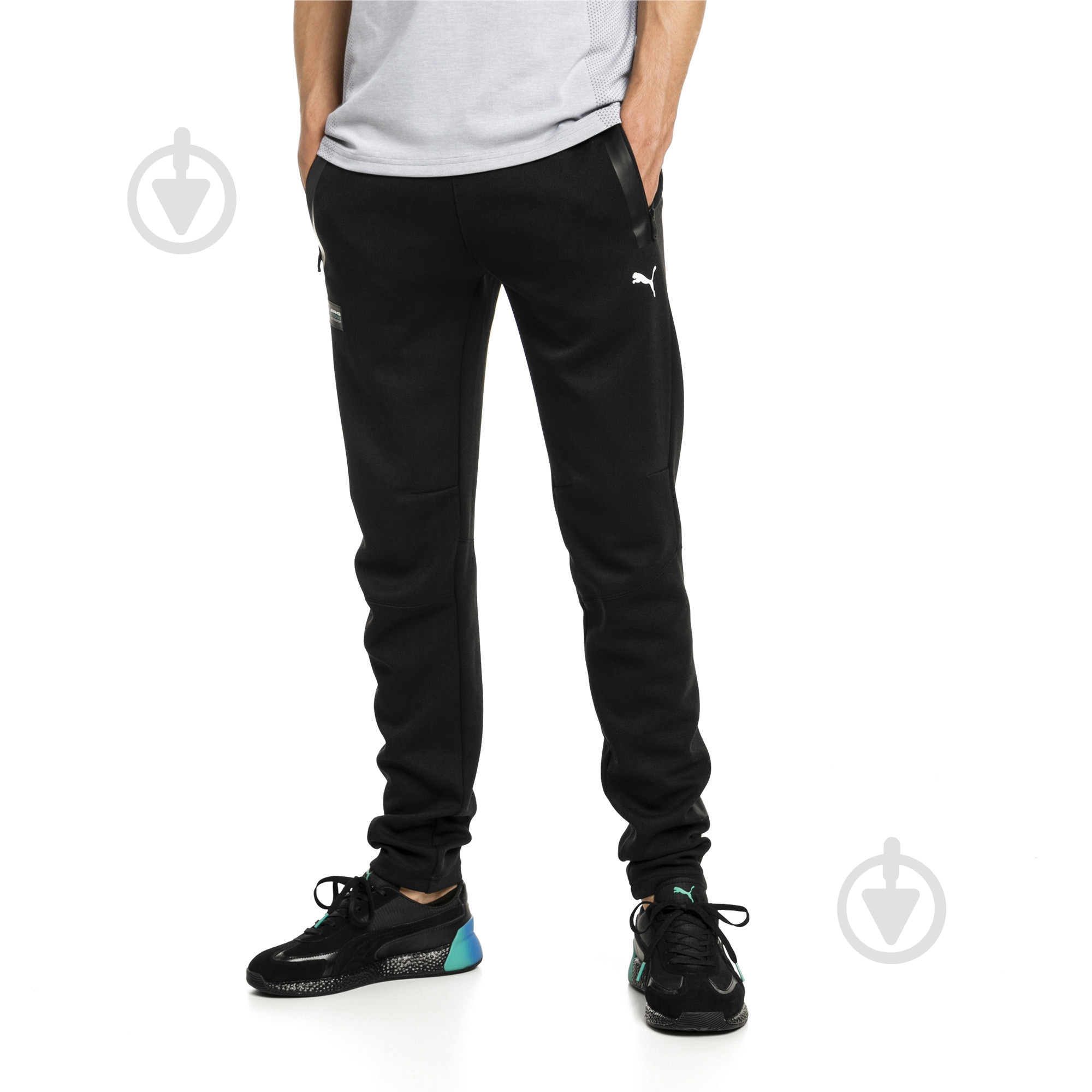 Брюки Puma MAPM Sweat Pants 57780801 р. M черный - фото 1 Брюки Puma MAPM Sweat Pants 57780801 р. M черный - фото 1