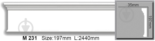 Молдинг Harmony M-231 2440x35x197 мм - фото 1
