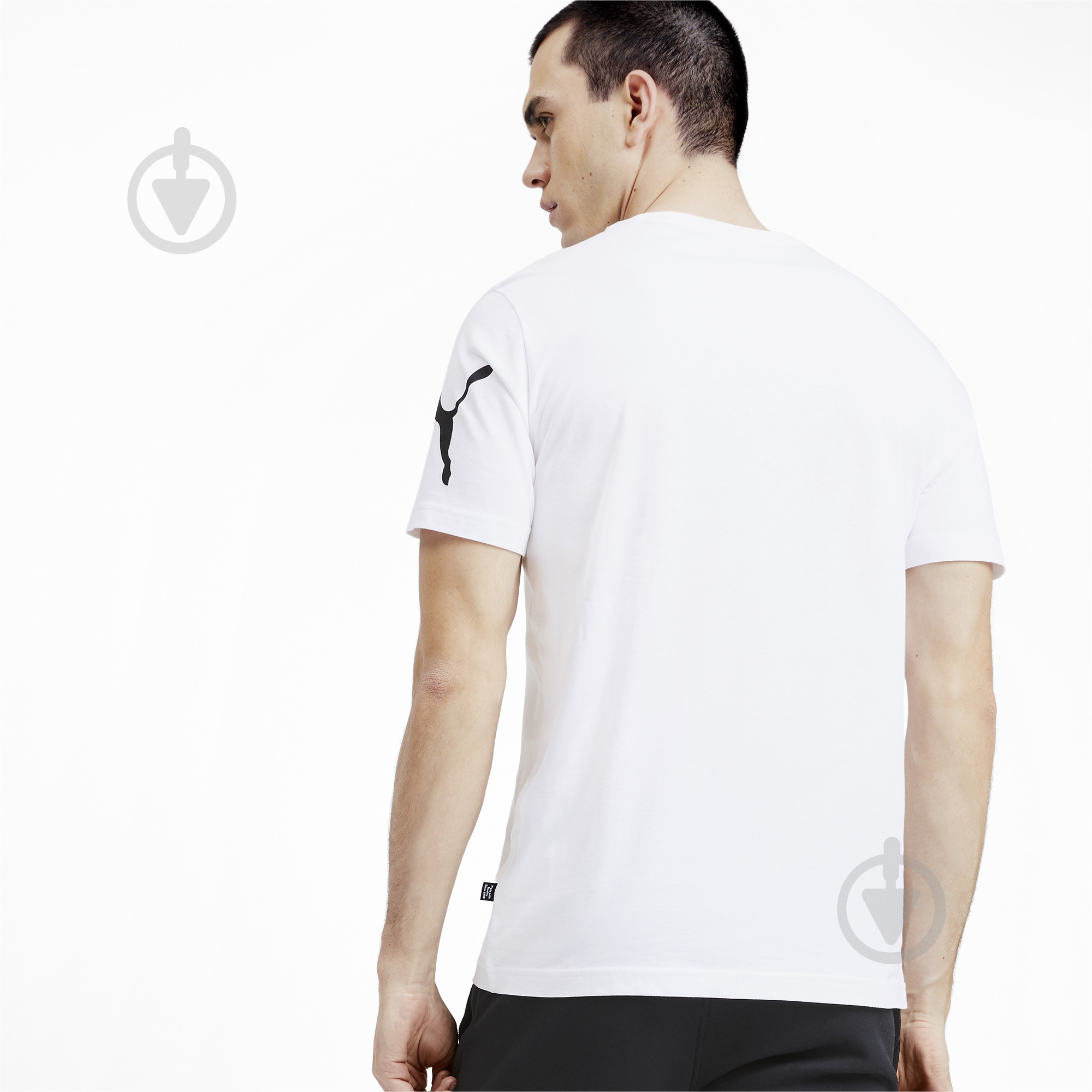 Футболка Puma Big Logo Tee 58056102 S белый - фото 4