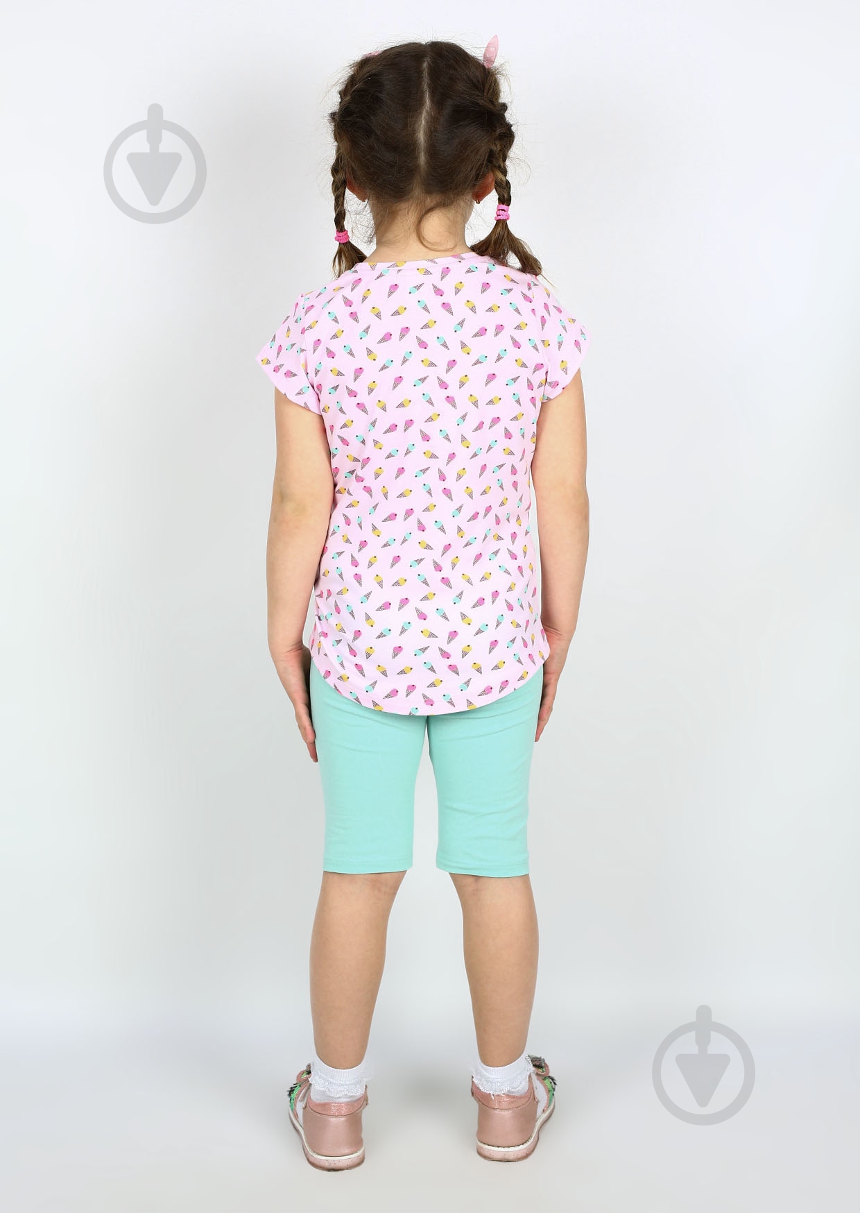Футболка для девочек Sweet baby №0021/16095 р.104 розовый с рисунком - фото 2