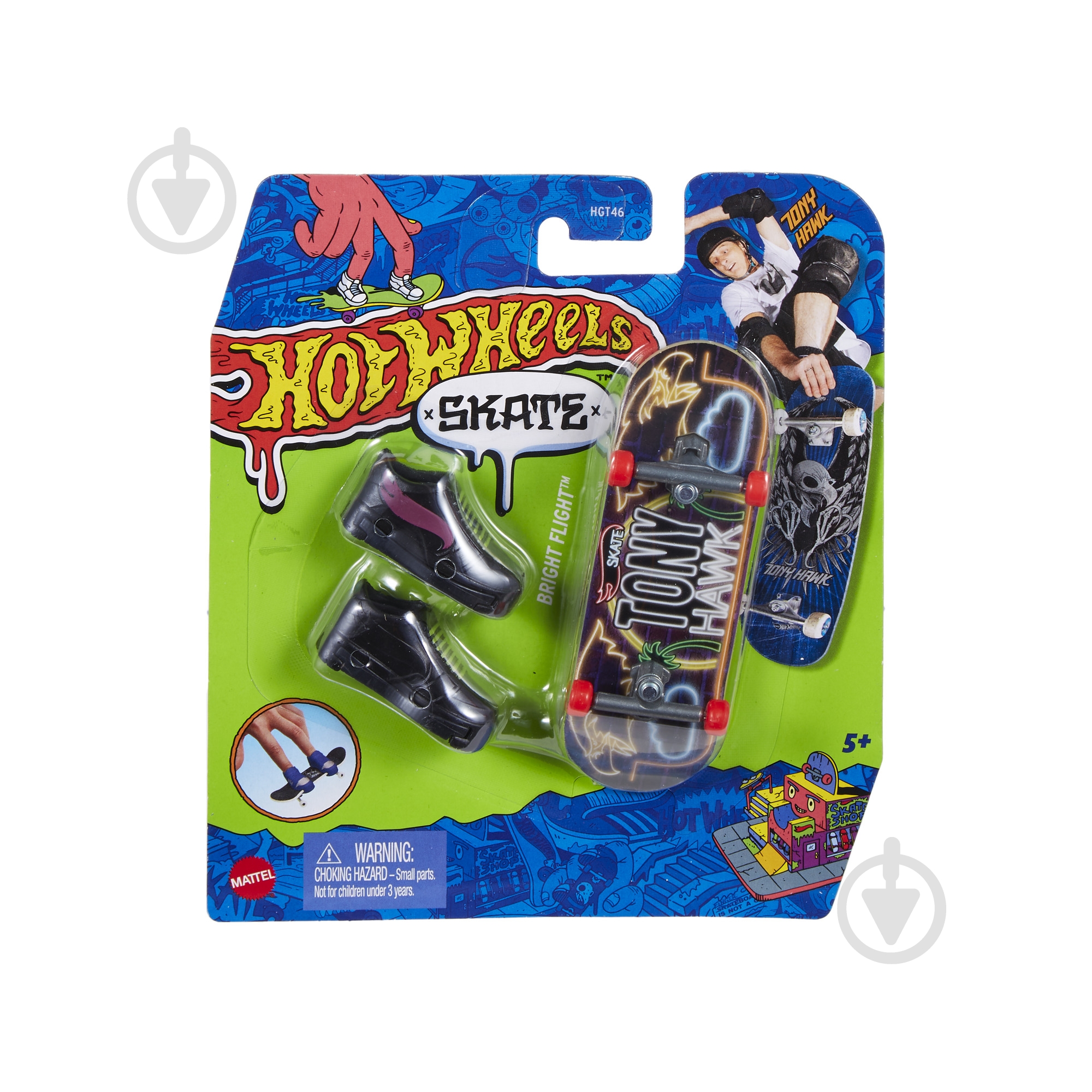 Ігровий набір Hot Wheels Скейт та взуття для пальчиків (в ас.) HGT46 - фото 35
