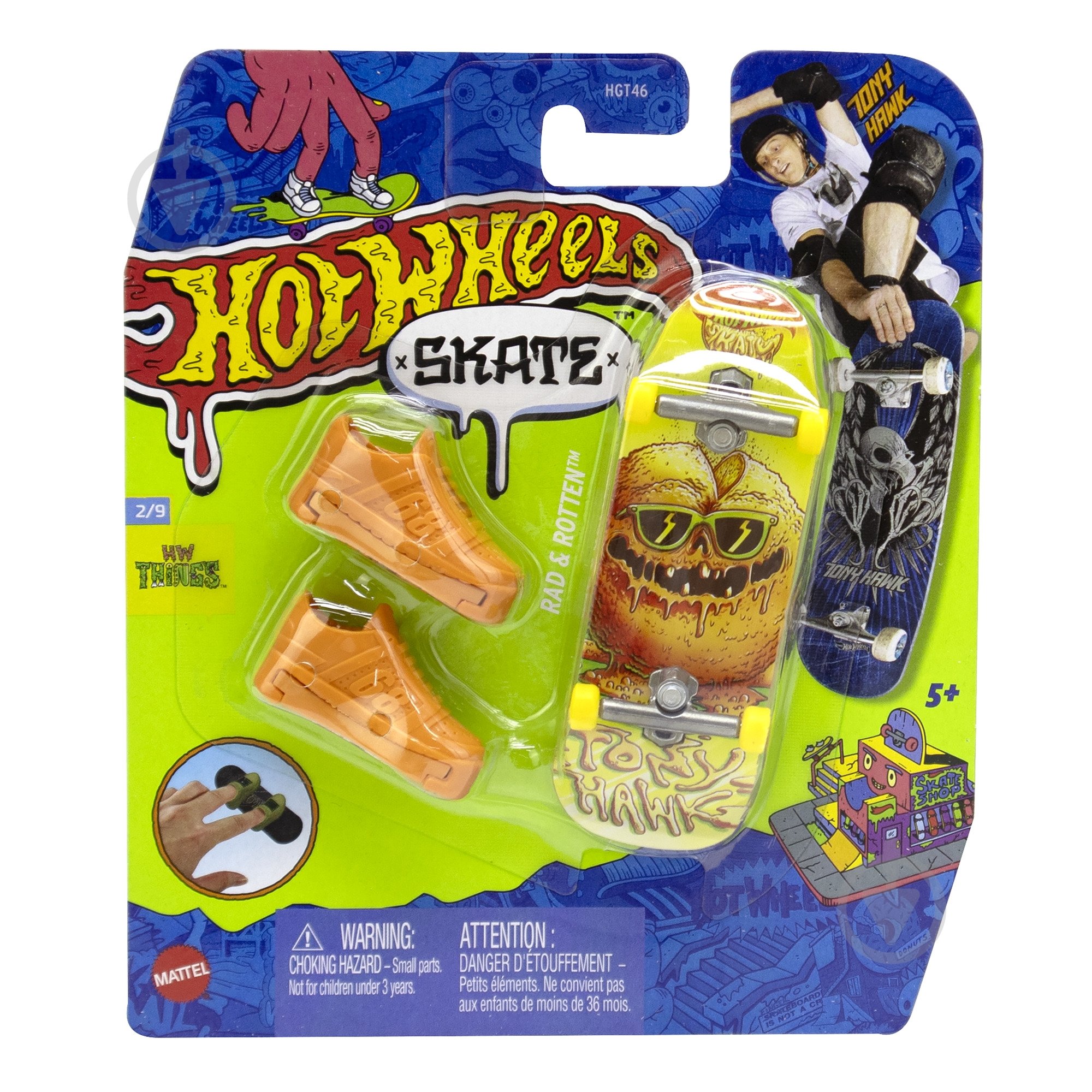 Ігровий набір Hot Wheels Скейт та взуття для пальчиків (в ас.) HGT46 - фото 40
