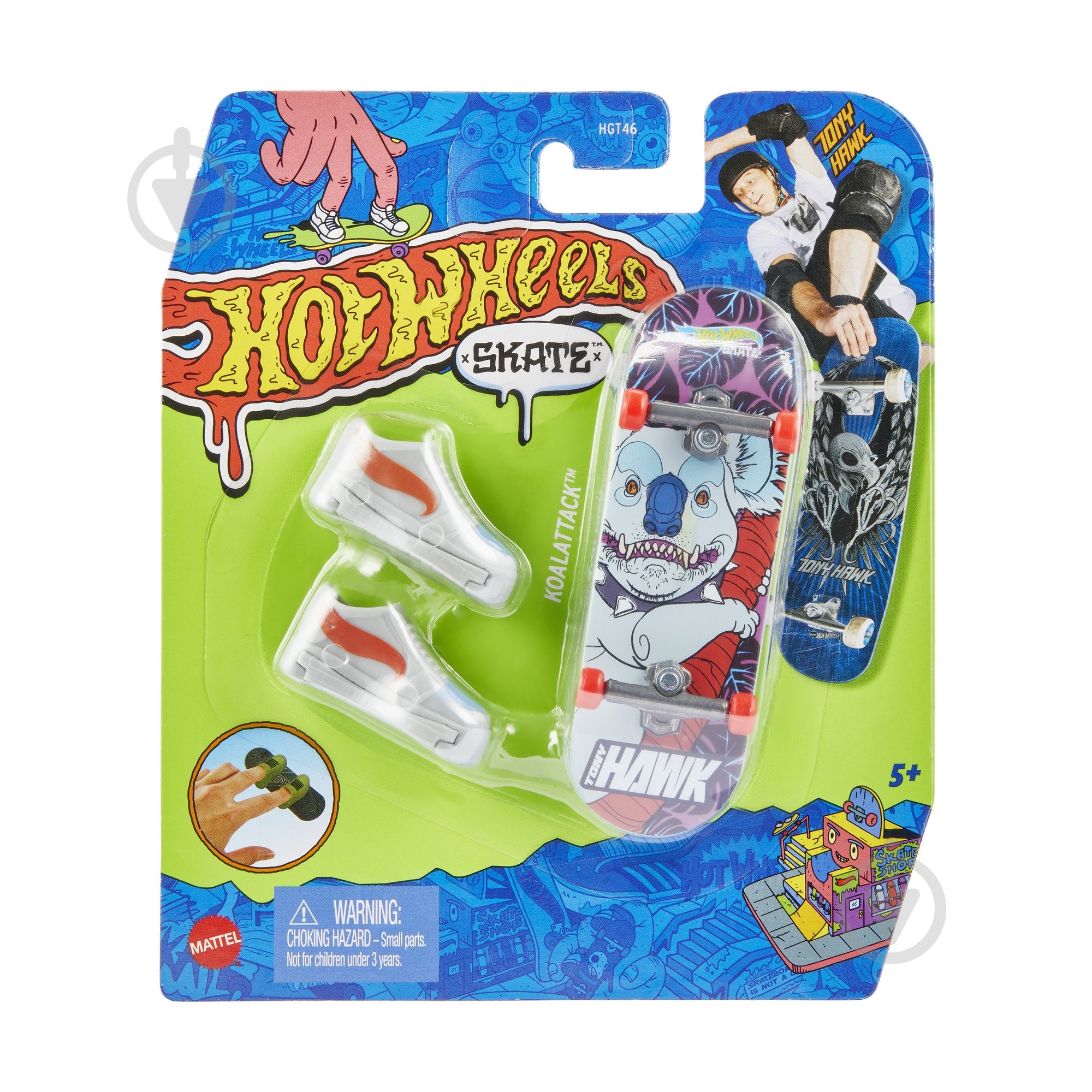 Ігровий набір Hot Wheels Скейт та взуття для пальчиків (в ас.) HGT46 - фото 22