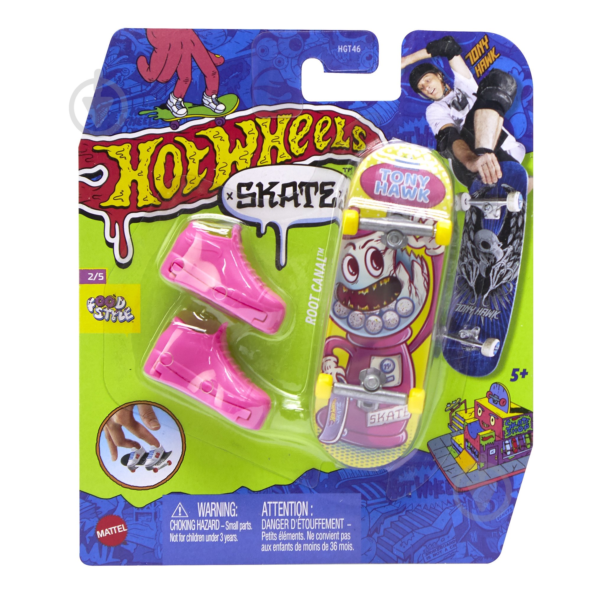 Ігровий набір Hot Wheels Скейт та взуття для пальчиків (в ас.) HGT46 - фото 50