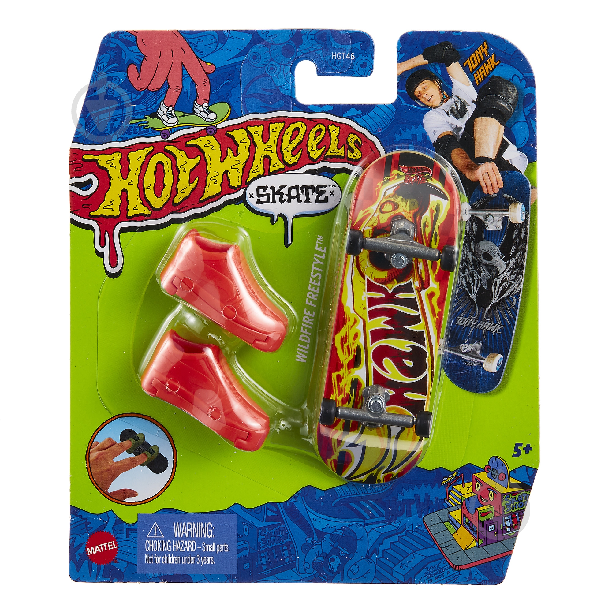 Ігровий набір Hot Wheels Скейт та взуття для пальчиків (в ас.) HGT46 - фото 21