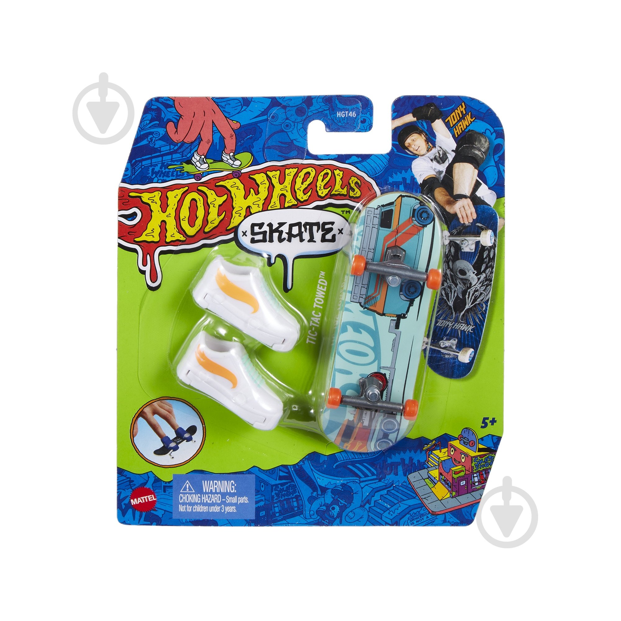 Ігровий набір Hot Wheels Скейт та взуття для пальчиків (в ас.) HGT46 - фото 37