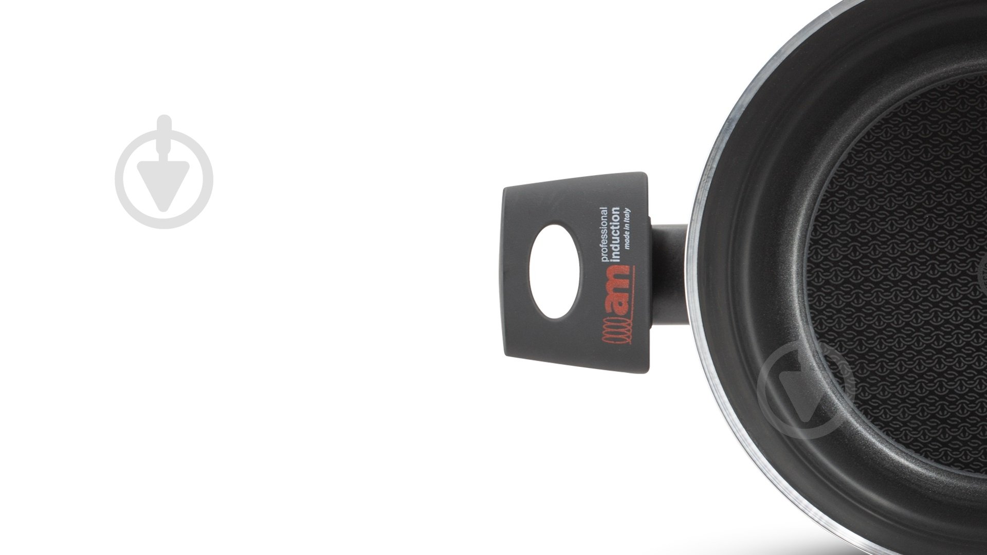 Сотейник Accademia Mugnano Fortezza Protection Chield с двумя ручками и крышкой 24 см 3 л - фото 3