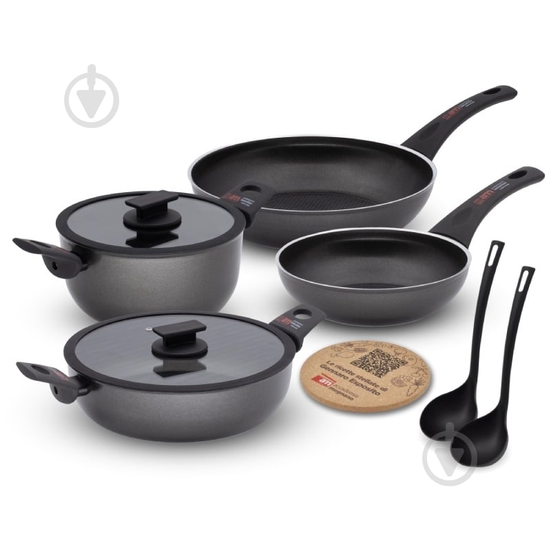 Сотейник Accademia Mugnano Fortezza Protection Chield с двумя ручками и крышкой 24 см 3 л - фото 5