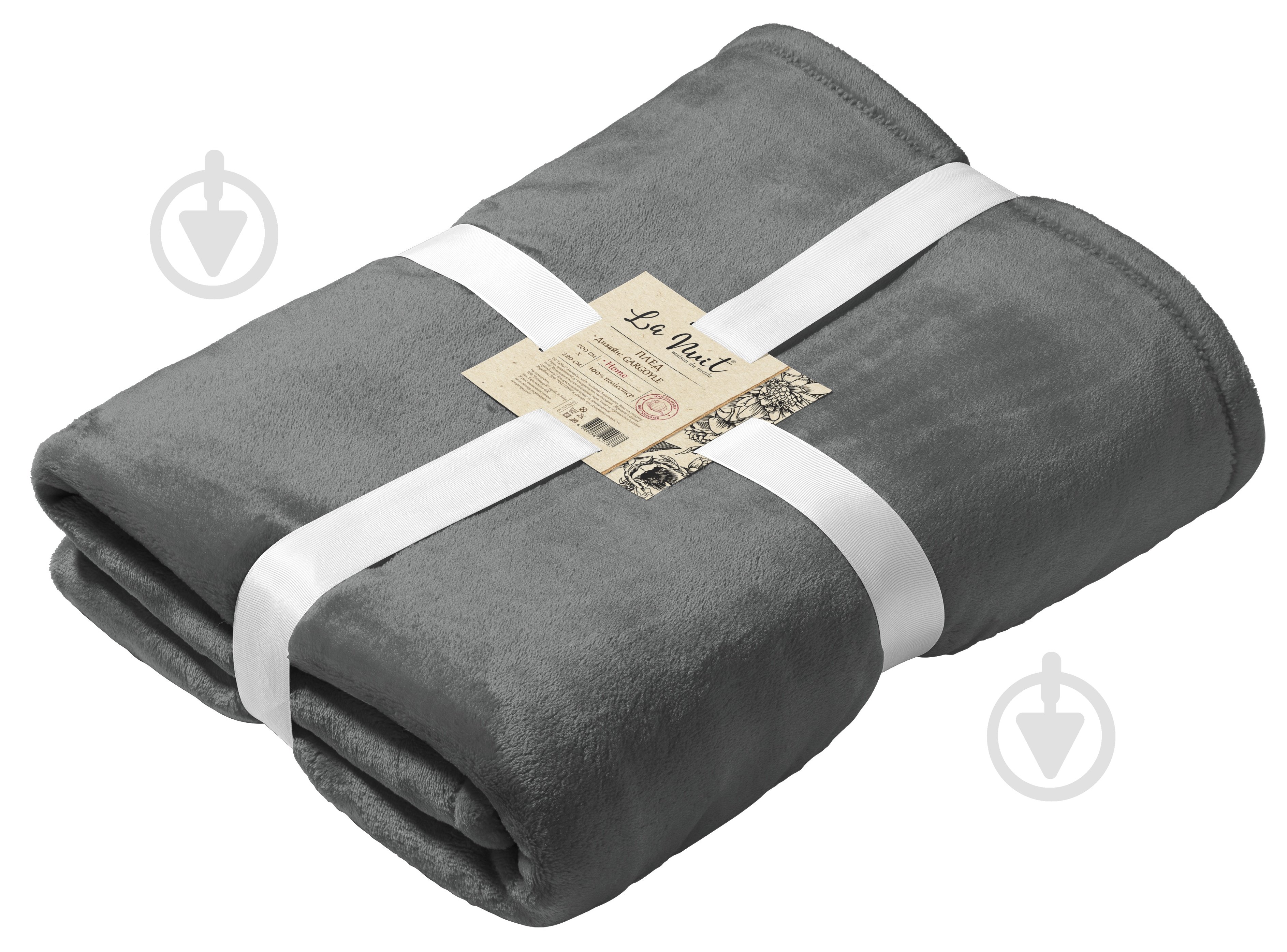 Плед GARGOYLE 200x220 см графит La Nuit - фото 1