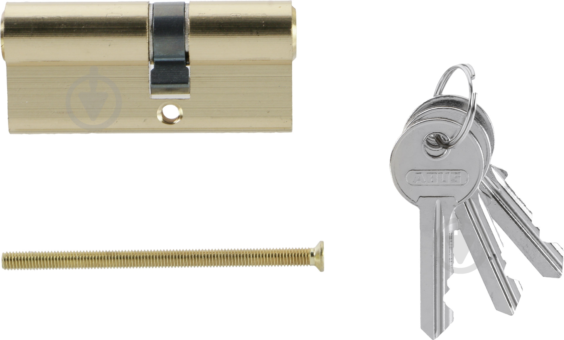 Циліндр Abus E45 30x40 ключ-ключ 70 мм матова латунь - фото 2 Циліндр Abus E45 30x40 ключ-ключ 70 мм матова латунь - фото 2