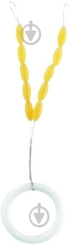 Стопор Balzer 10 шт. для волосіні силіконові S 0.10-0.20 мм жовтий - фото 1