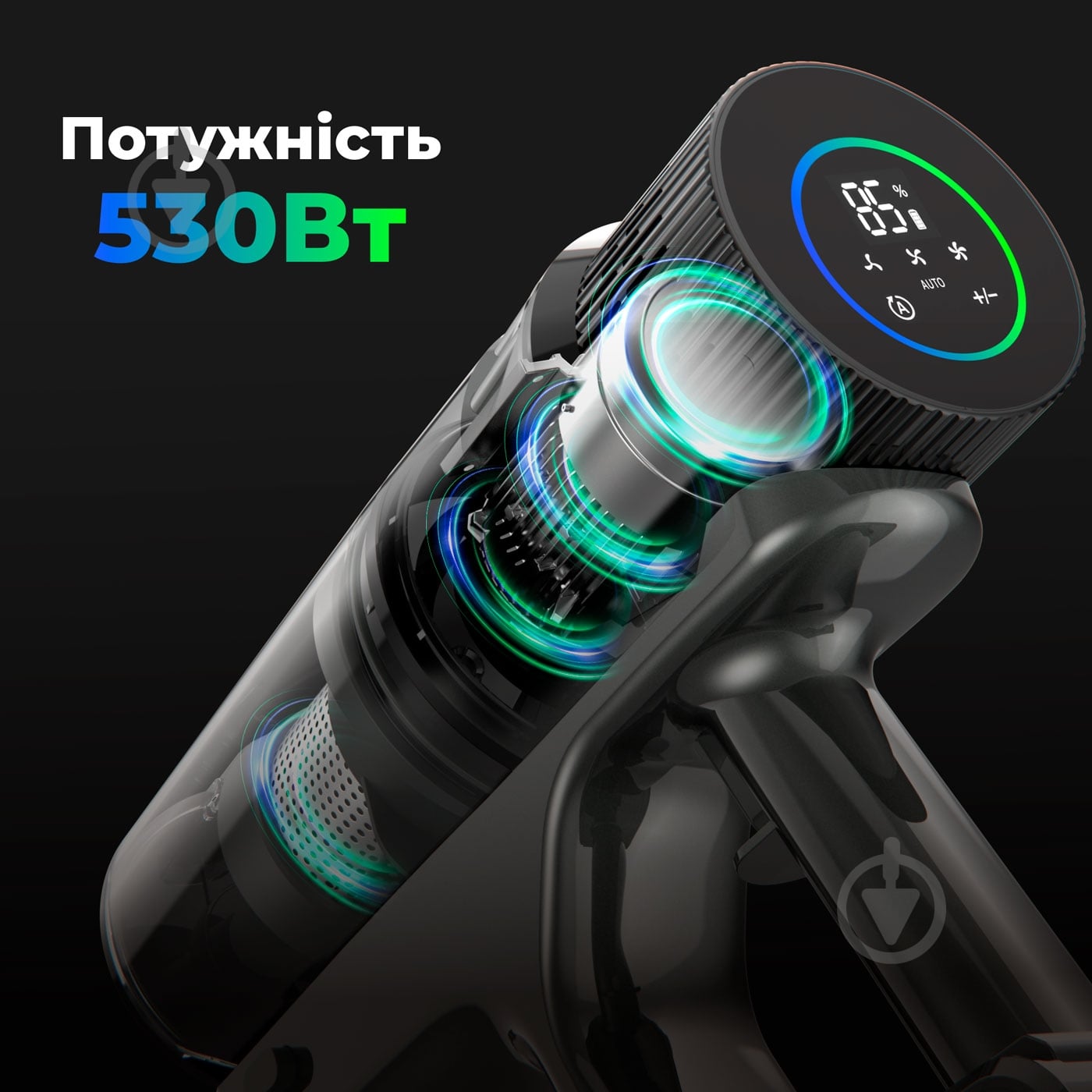 Пылесос аккумуляторный AENO SC2 ASC0002 grey - фото 7