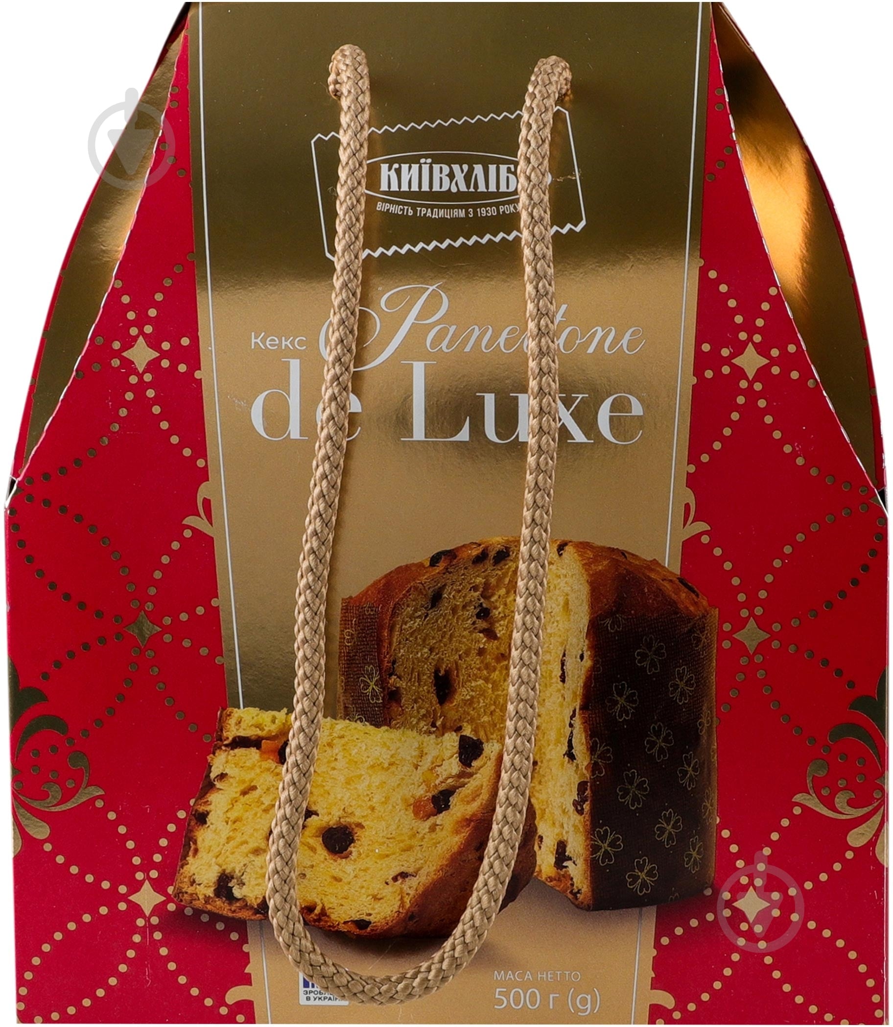 Кекс пасхальный Україна Panettone de luxe 0,5 кг - фото 5