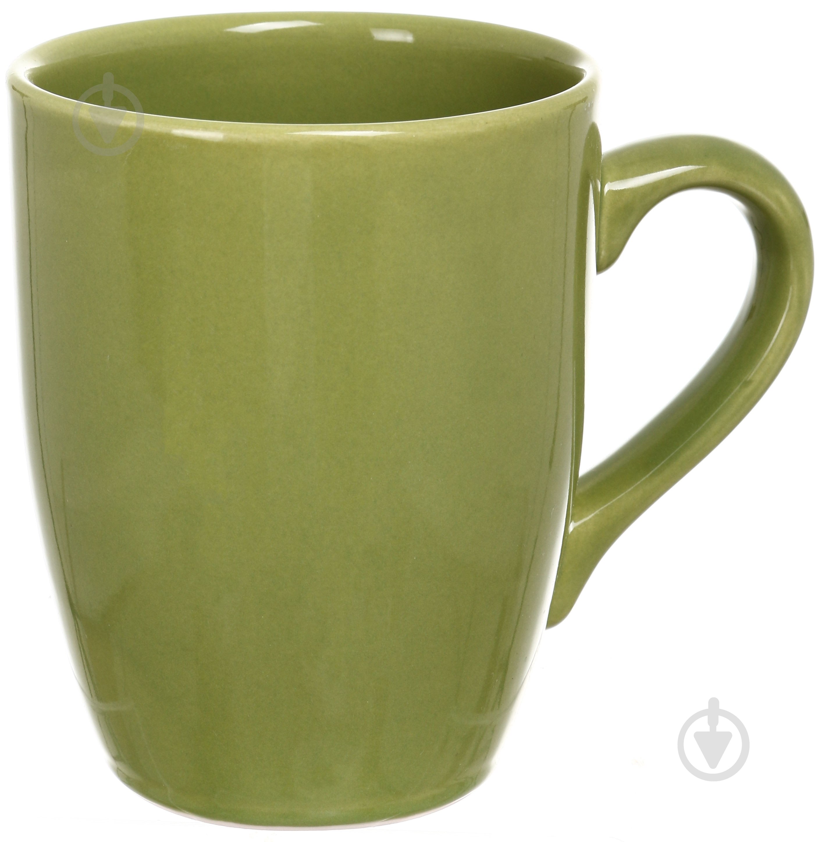 Чашка Keramika Alfa 360 мл оливковый - фото 1