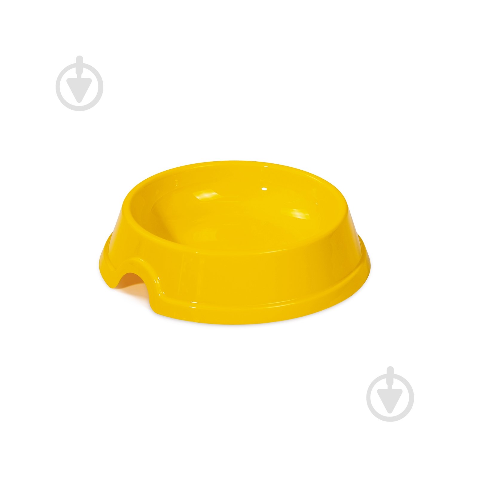 Миска Природа для кота плоска 0,2 л жовта - фото 1 Миска Природа для кота плоска 0,2 л жовта - фото 1