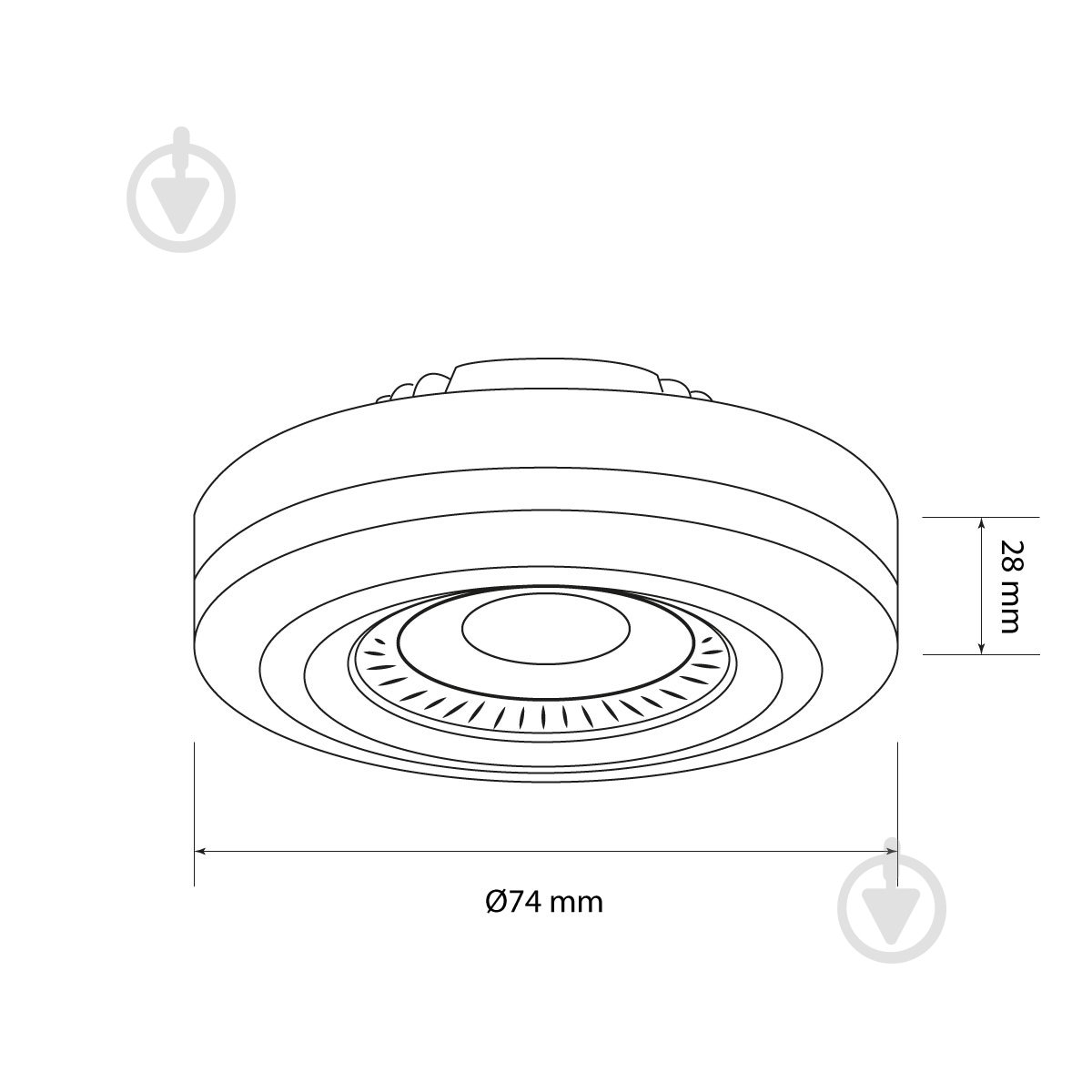 Лампа світлодіодна LIGHT SET LIGHT SET GX53 lens 60° 12 Вт GX53 220 В 4500 К - фото 7