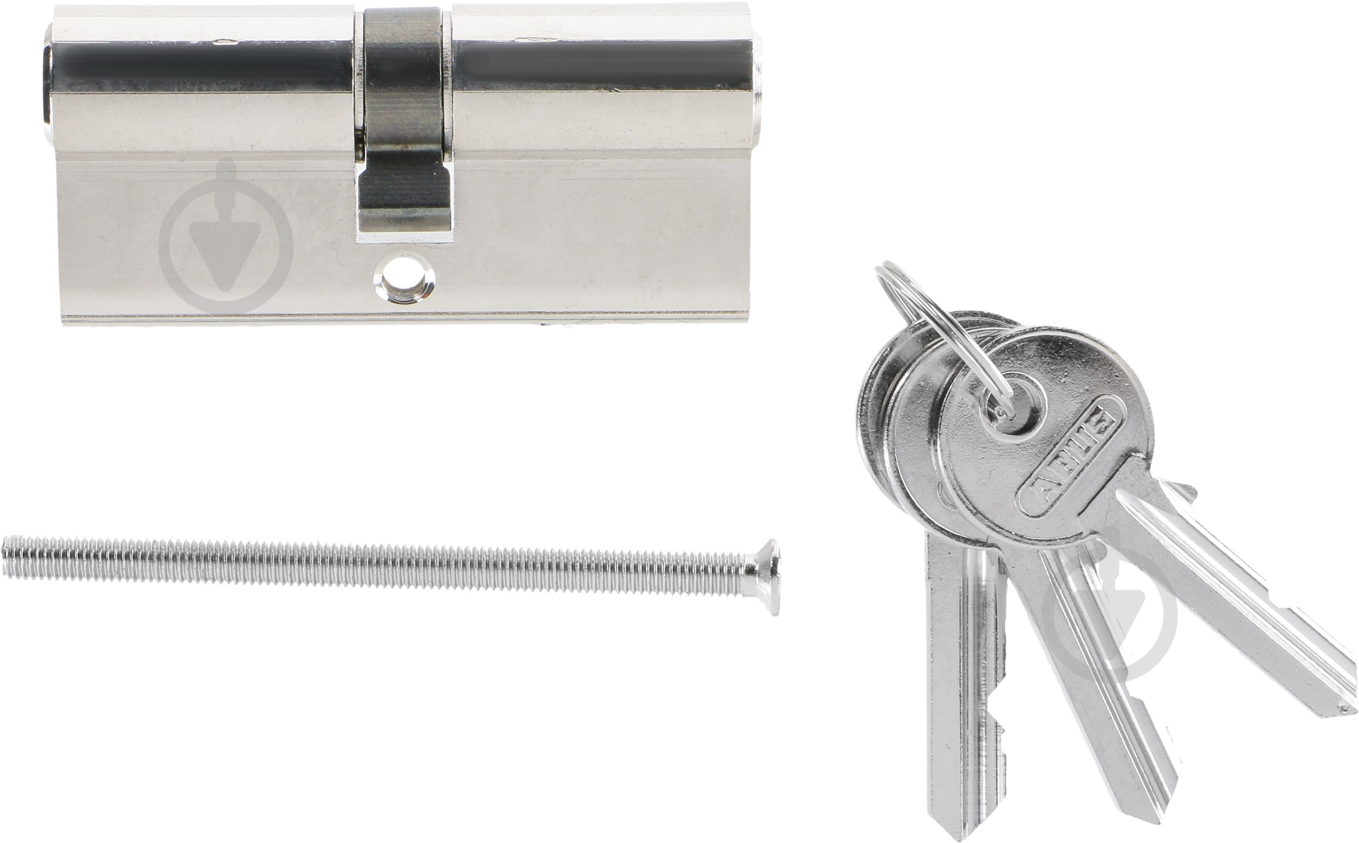 Цилиндр Abus E45 35x35 ключ-ключ 70 мм матовый никель - фото 2 Цилиндр Abus E45 35x35 ключ-ключ 70 мм матовый никель - фото 2