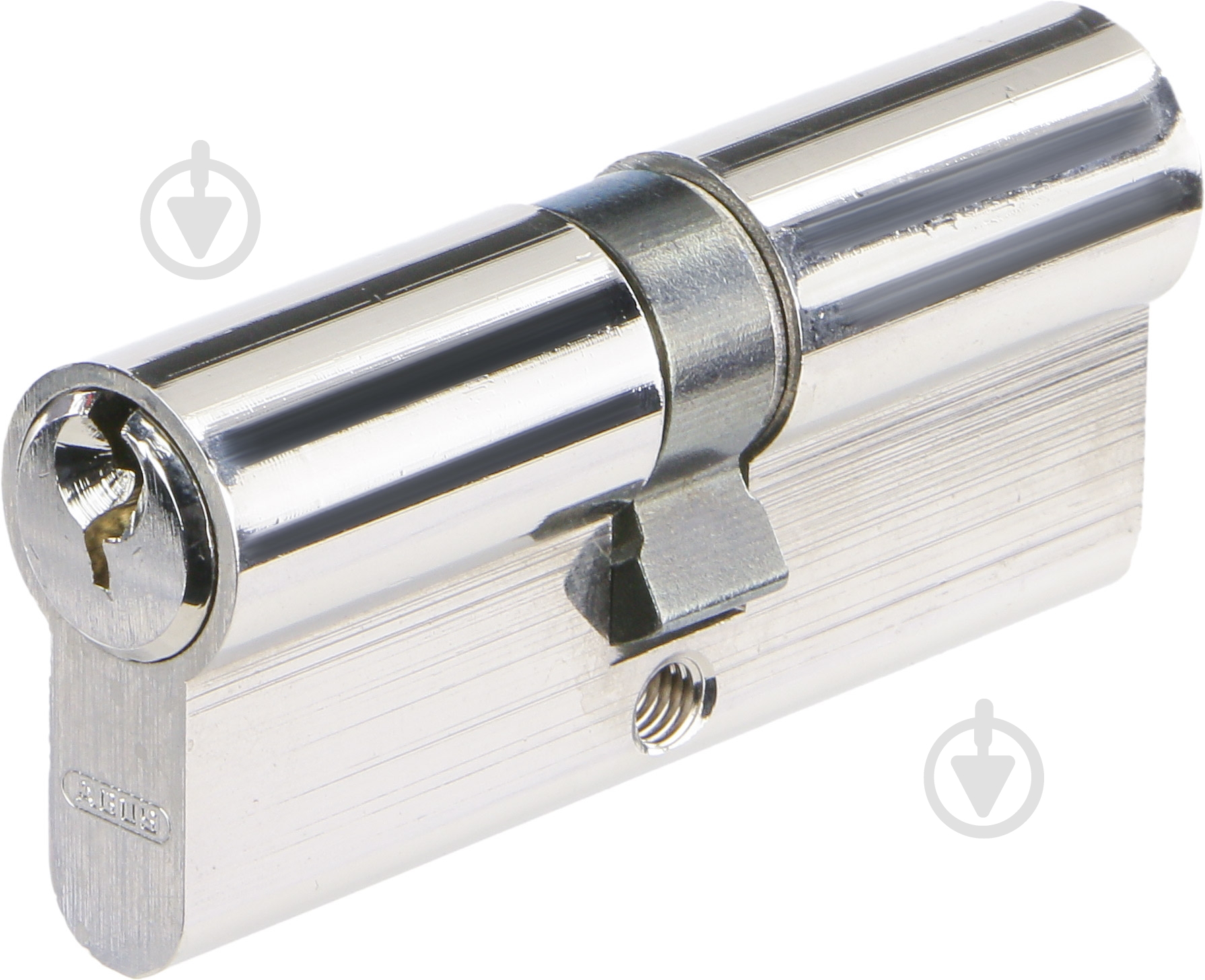 Цилиндр Abus E45 35x35 ключ-ключ 70 мм матовый никель - фото 1 Цилиндр Abus E45 35x35 ключ-ключ 70 мм матовый никель - фото 1