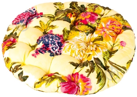 Подушка на стул Indigo Simple flowers 37х37х5 см - фото 2 Подушка на стул Indigo Simple flowers 37х37х5 см - фото 2