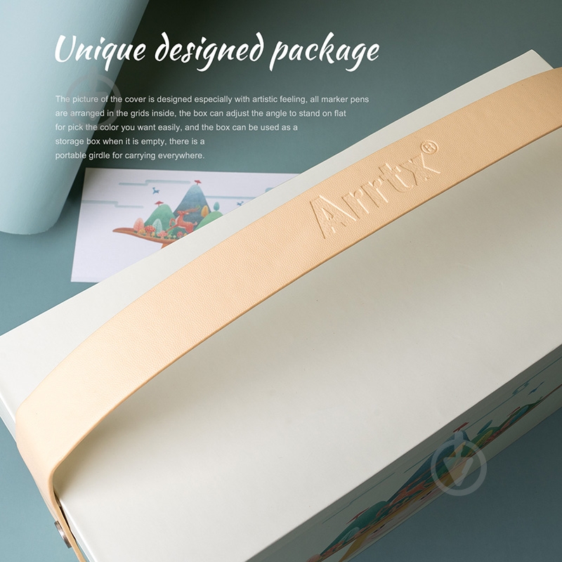 Набор спиртовых маркеров Arrtx Alp ASM-0290B 90 цветов LC302475 - фото 9 Набор спиртовых маркеров Arrtx Alp ASM-0290B 90 цветов LC302475 - фото 9