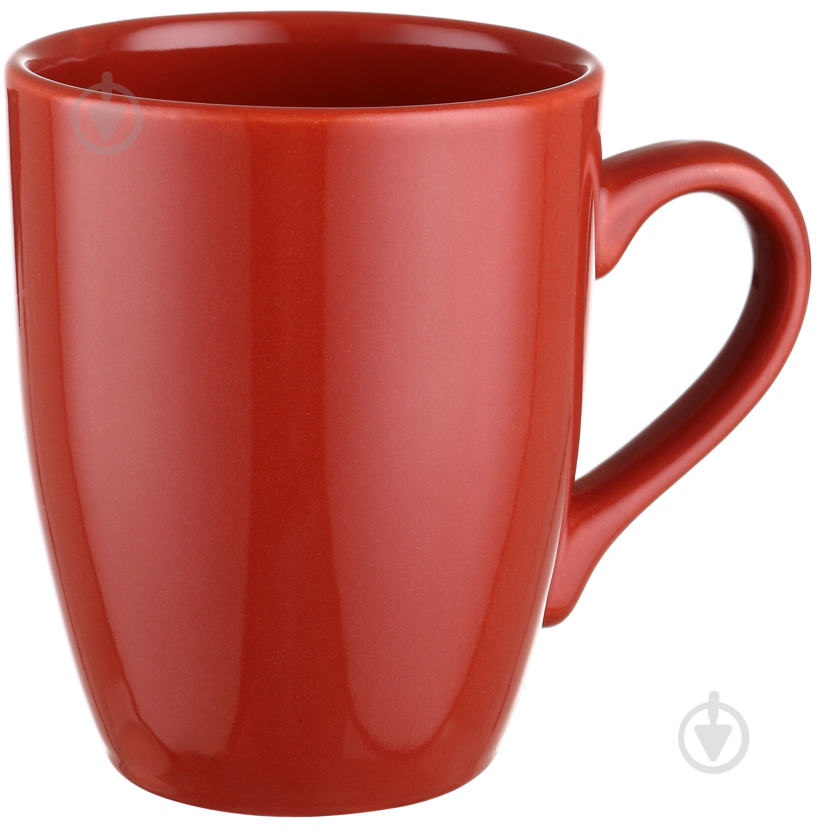Чашка Keramika Alfa 360 мл красная - фото 1