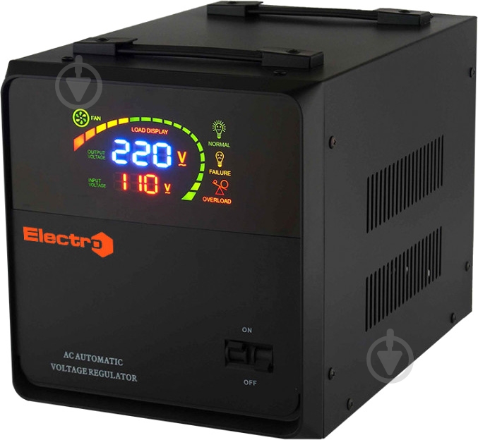 Стабілізатор напруги ElectrO SDR-1500 ВА, електронний, 140-260В SDR15EL - фото 1