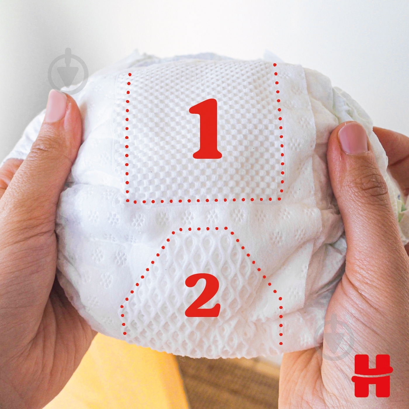 Підгузки Huggies Extra Care 1 2-5 кг 50 шт. - фото 4