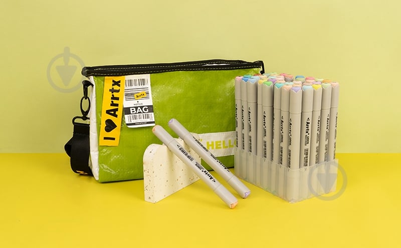 Набір спиртових маркерів Arrtx Oros ASM-03-PT01, 40 кольорів, пастельні відтінки LC302628 - фото 10 Набір спиртових маркерів Arrtx Oros ASM-03-PT01, 40 кольорів, пастельні відтінки LC302628 - фото 10