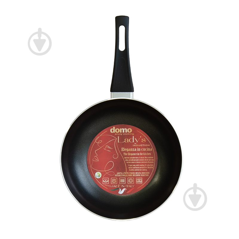 Сковорода Domo LADY'S 24 см A13 листья - фото 3