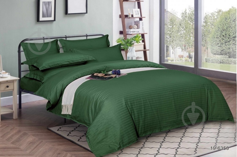 Комплект постельного белья 1,5 зеленый Lelit - фото 1