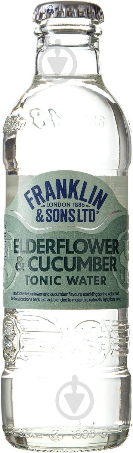 Тоник Franklin & Sons Бузина и Огурец 0,2 л - фото 1