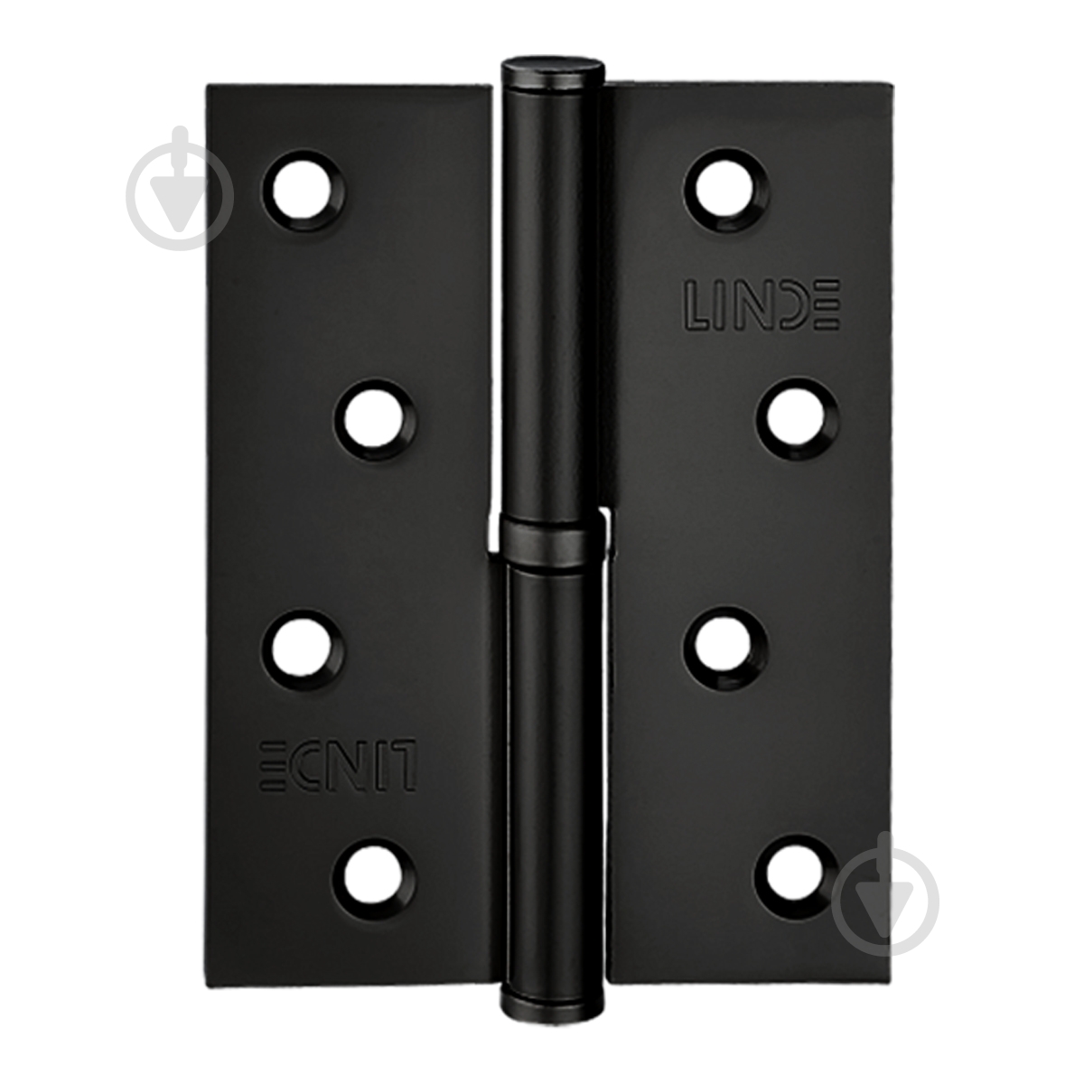 Петля Linde H-100R Black врезная 100x75x2,5 мм черный правая 1 шт. - фото 1