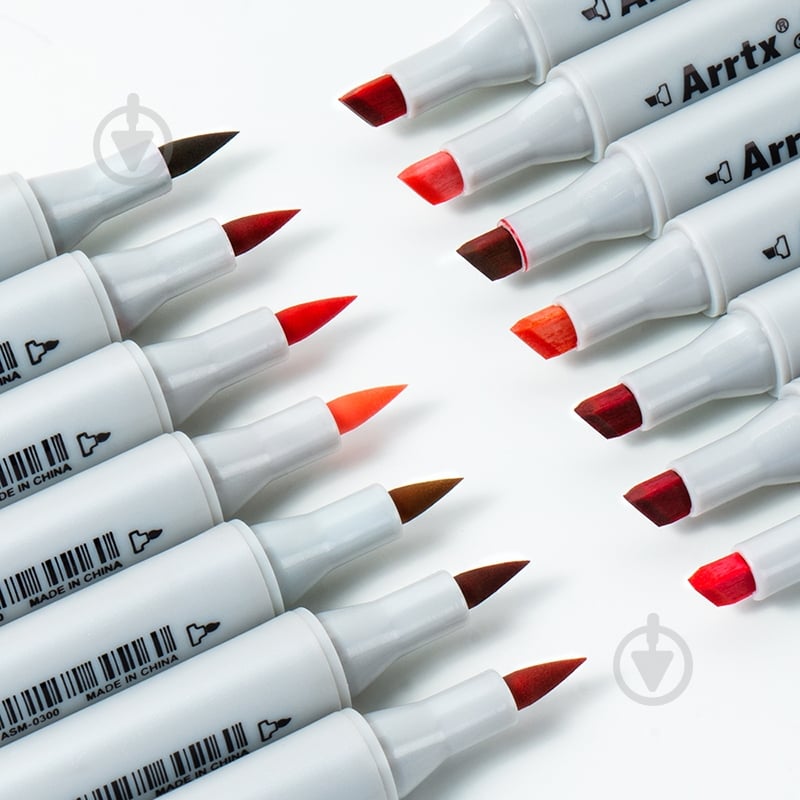 Набор маркеров Arrtx Oros ASM-03RD 24 цвета красные оттенки LC302536 - фото 6 Набор маркеров Arrtx Oros ASM-03RD 24 цвета красные оттенки LC302536 - фото 6