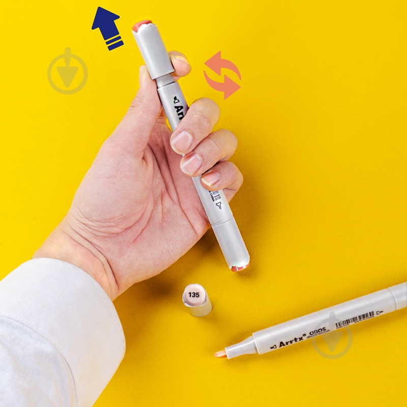 Набор маркеров Arrtx Oros ASM-03RD 24 цвета красные оттенки LC302536 - фото 8 Набор маркеров Arrtx Oros ASM-03RD 24 цвета красные оттенки LC302536 - фото 8