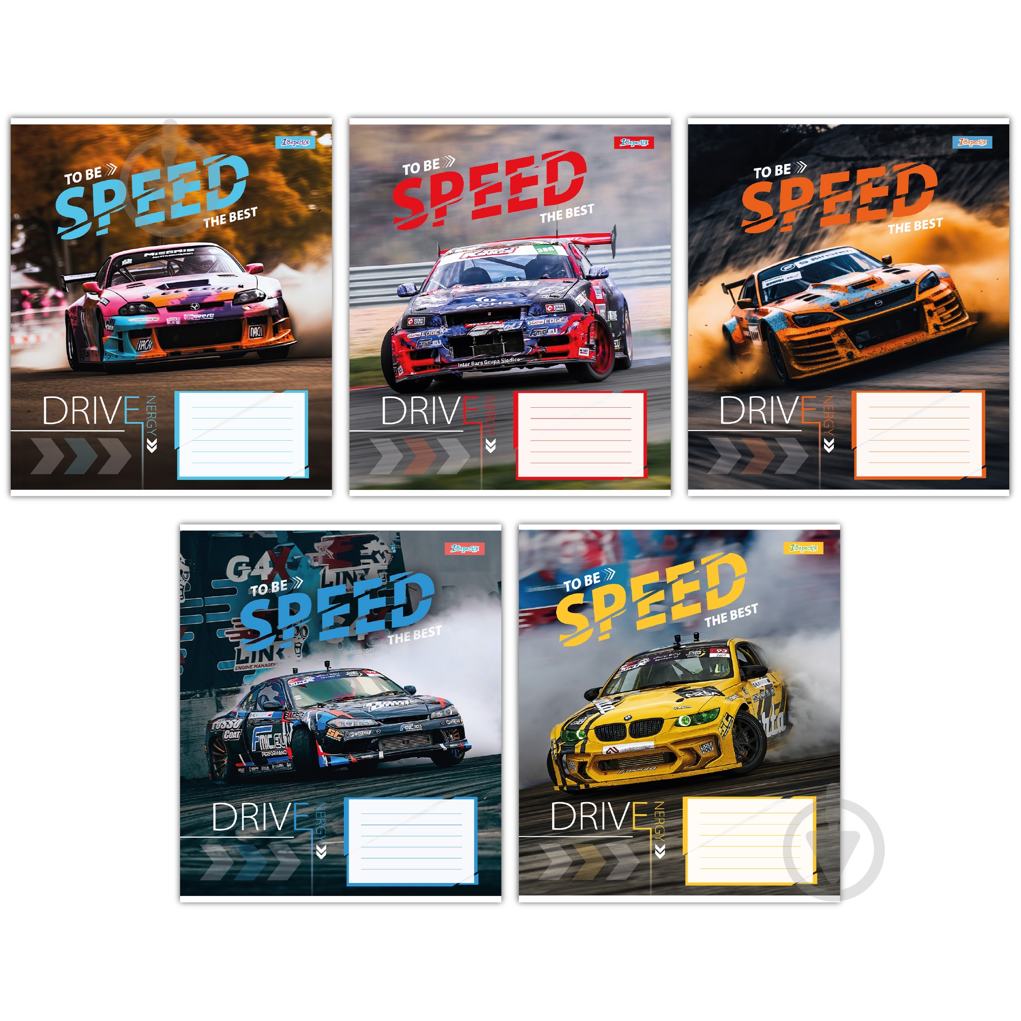 Зошит шкільний 24 аркуші лінія Speed the best (767308) 1 вересня - фото 1