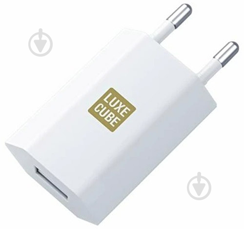 Зарядное устройство Luxe Cube 1 USB 1 A White - фото 1 Зарядное устройство Luxe Cube 1 USB 1 A White - фото 1