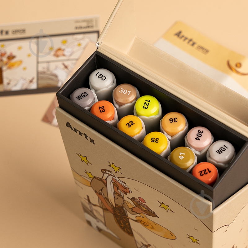 Набор маркеров Arrtx Oros ASM-03-ACS1-01 12 цветов LC302611 - фото 8 Набор маркеров Arrtx Oros ASM-03-ACS1-01 12 цветов LC302611 - фото 8