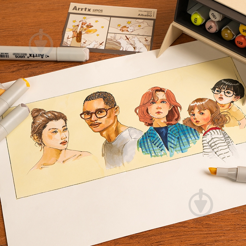 Набор маркеров Arrtx Oros ASM-03-ACS1-01 12 цветов LC302611 - фото 10 Набор маркеров Arrtx Oros ASM-03-ACS1-01 12 цветов LC302611 - фото 10