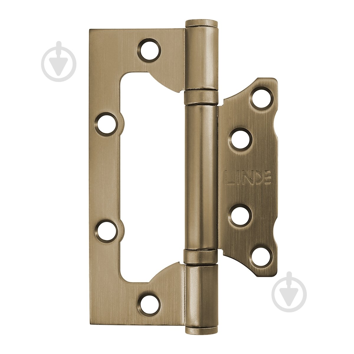 Петля Linde HB-100S AB накладная d11 100x63 античная бронза универсальная 1 шт. - фото 1 Петля Linde HB-100S AB накладная d11 100x63 античная бронза универсальная 1 шт. - фото 1