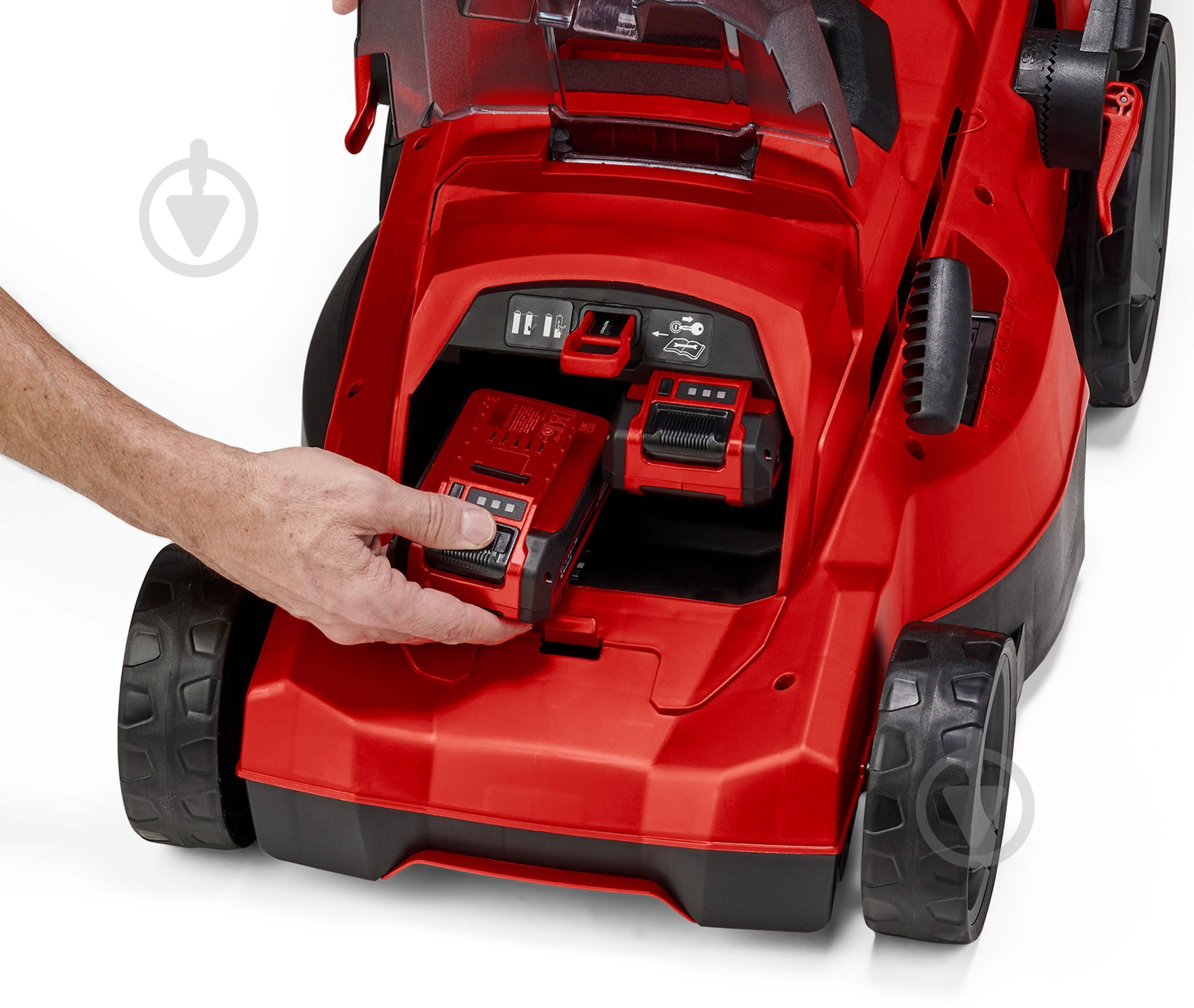 Газонокосилка аккумуляторная Einhell PXC GE-CM 36/37 Li+Ножиці акум.GC-CG 18/1 Li + 2Акб +ЗП - фото 5