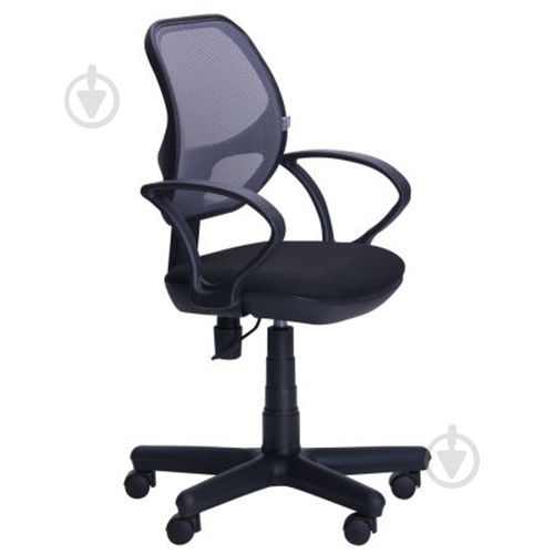 Кресло AMF Art Metal Furniture Чат черно-серый - фото 1