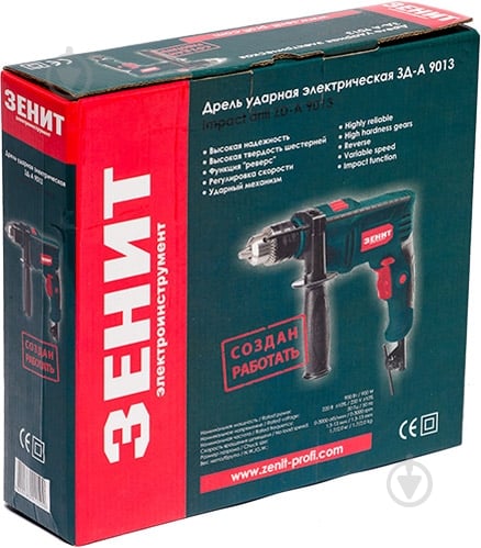 Дрель ударная Зеніт ЗД-А 9013 843857 - фото 8