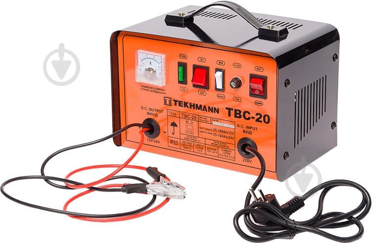 Зарядное устройство трансформаторное Tekhmann TBC-20 12 А 160 А/год (844136) - фото 4