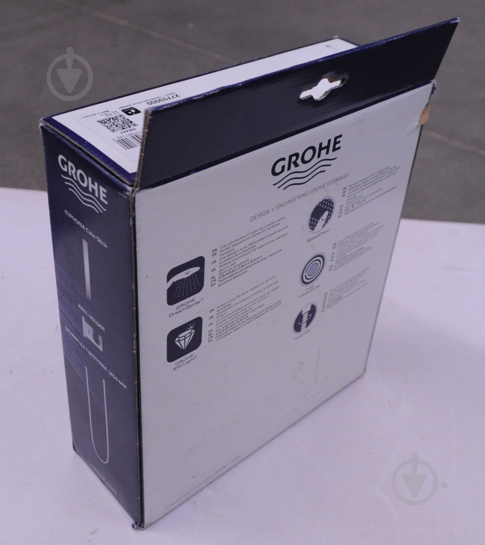 УЦЕНКА! Душевой гарнитур Grohe Euphoria Cube Stick 27703000 (УЦ №42) - фото 4 УЦЕНКА! Душевой гарнитур Grohe Euphoria Cube Stick 27703000 (УЦ №42) - фото 4