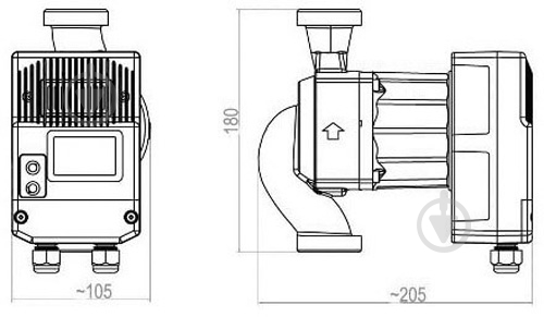 Циркуляционный насос Roda Delta HE100-25-180 - фото 2 Циркуляционный насос Roda Delta HE100-25-180 - фото 2