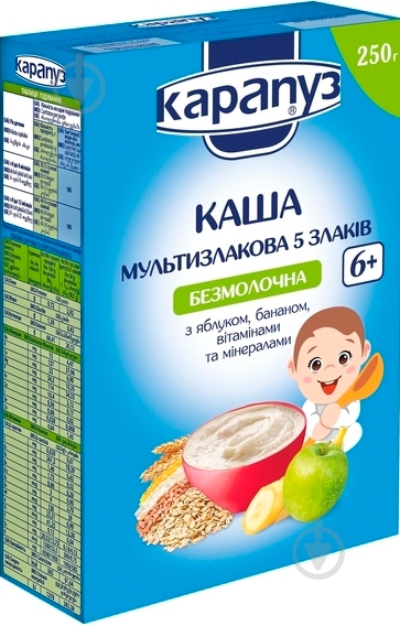 Каша безмолочна Карапуз від 6 місяців 250 г - фото 1