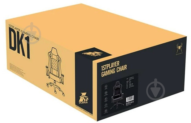 Кресло 1stPlayer DK1 Black черный - фото 7