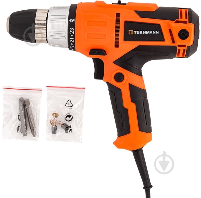 Шуруповерт сетевой Tekhmann TED-650 844128 - фото 5