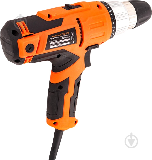 Шуруповерт сетевой Tekhmann TED-650 844128 - фото 6