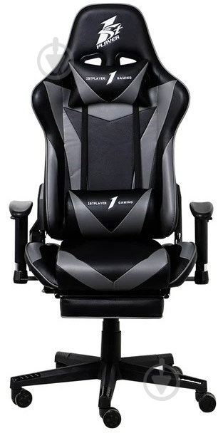 Крісло 1stPlayer FK3 Black-Gray сірий/чорний - фото 1